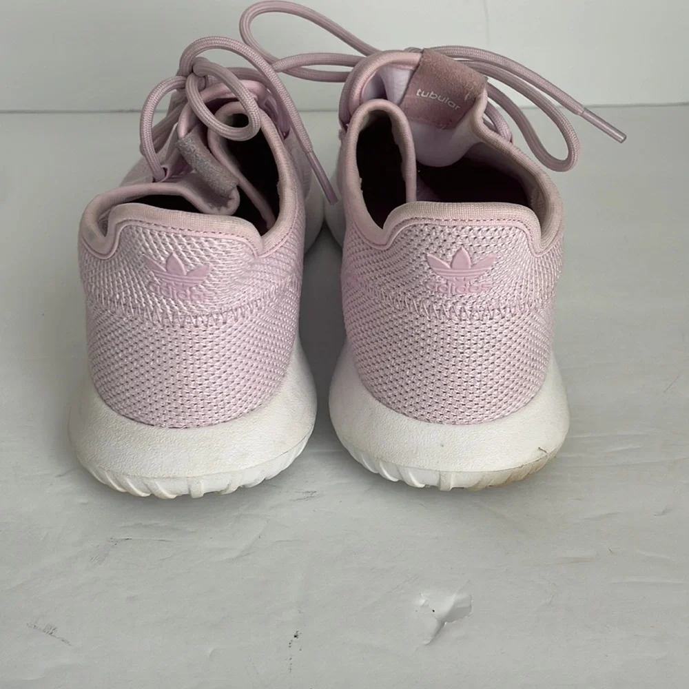 Adidas Originals Big Kid Tubular Shadow Running Shoe Aero Pink/White 7